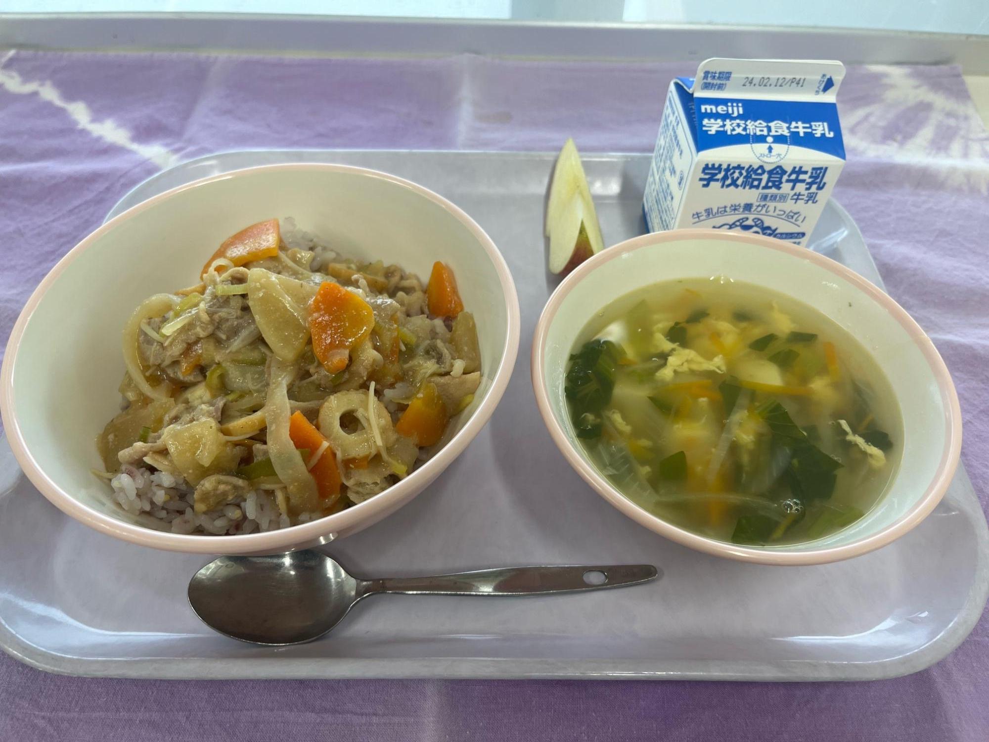 令和6年2月5日に提供された給食の写真
