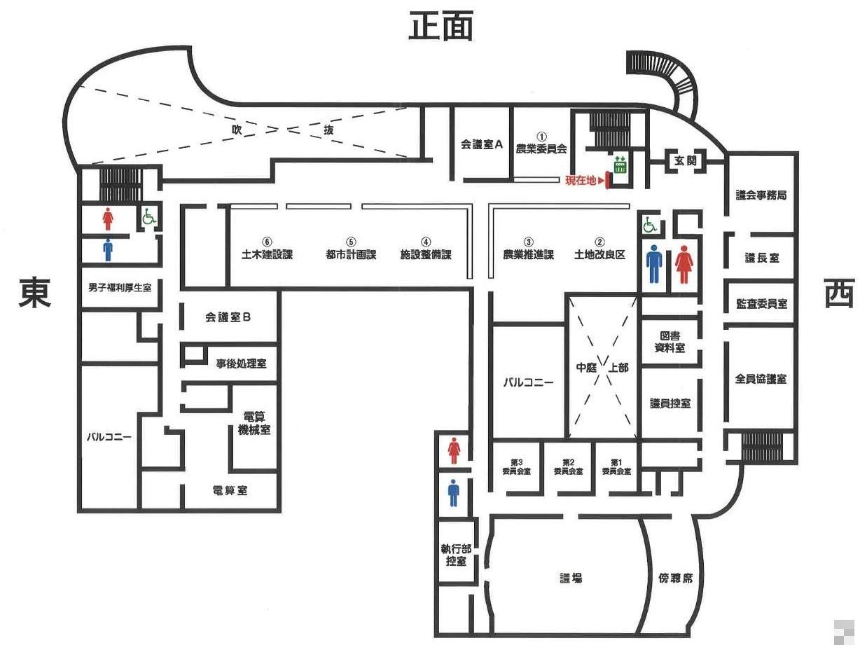 庁舎2階