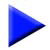 青い右向きの三角形のアイコン