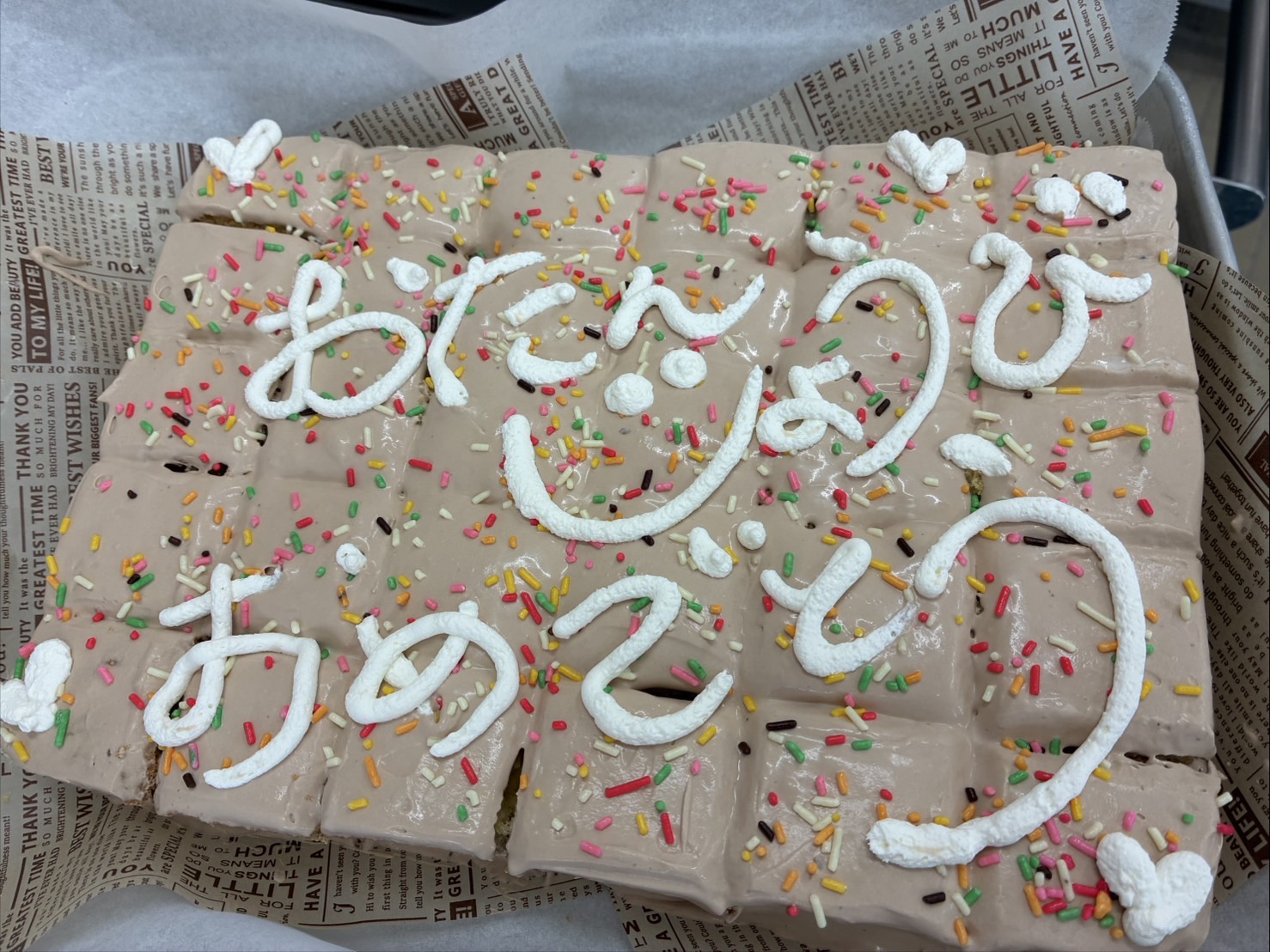 手作り誕生日ケーキ