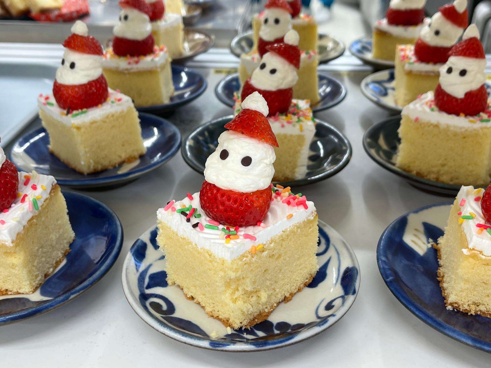 クリスマスの行事食の写真