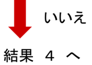 いいえ 結果4へ