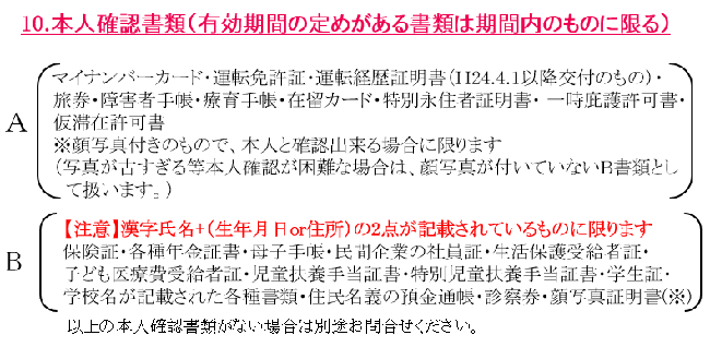 10.本人確認書類の詳細が書かれた画像