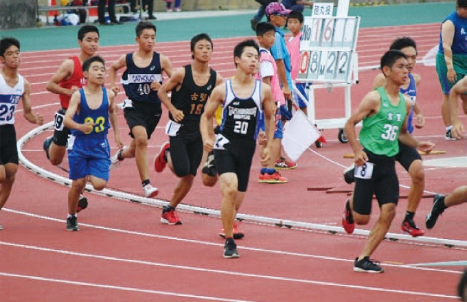 古堅中学校地区陸上